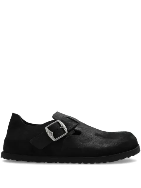 BIRKENSTOCK 1774 Becomes Berlin London suede loafers Black 1031845