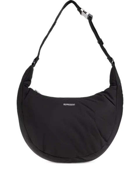 Represent adjustable strap shoulder bag Black MLM100252