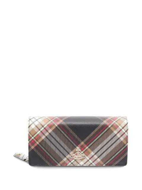 Vivienne Westwood Pre-Owned 2020 Classic Logo wallet Brown 1009673