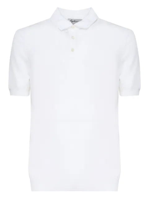 John Galliano short-sleeve cotton polo shirt White 5711920615002