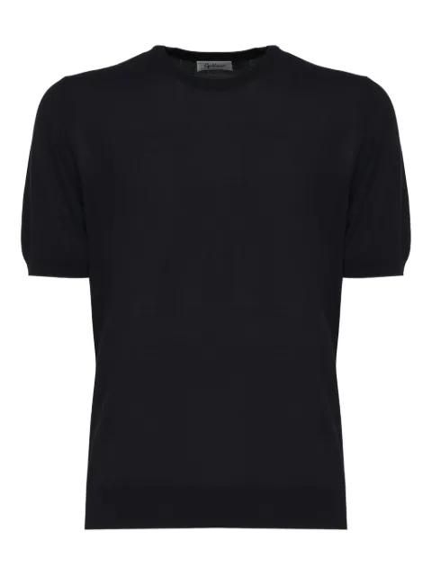 John Galliano short-sleeve cotton T-shirt Blue 4315420731598