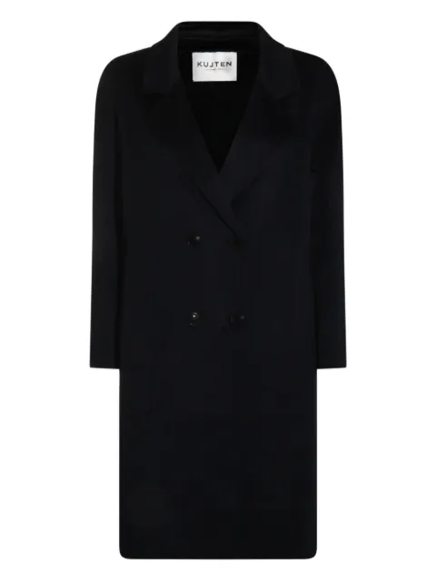 kujten double-breasted wool coat Blue F444680