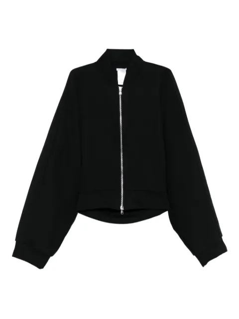 Amazuìn zip-front jacket Black 11EVEUDB