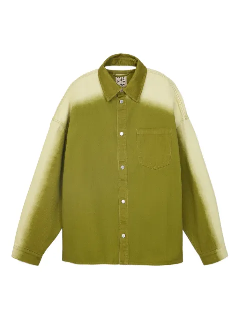 CamperLab long-sleeve denim shirt Green AU00054003