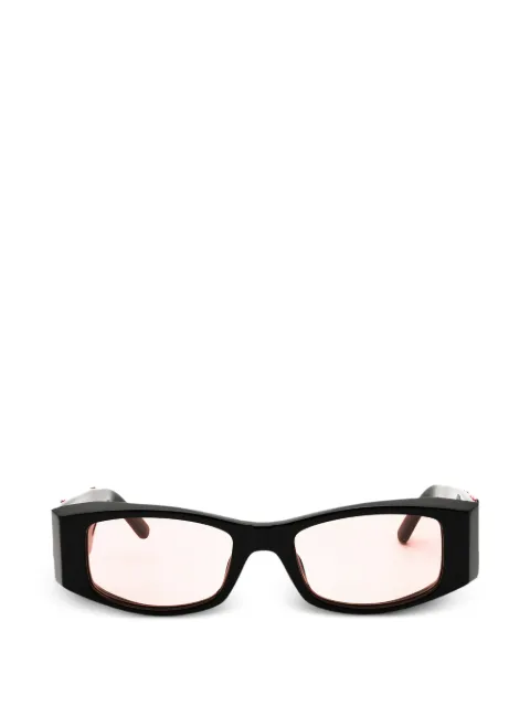 Palm Angels Eyewear Angel logo-plaque sunglasses Black PERI007ANGEL