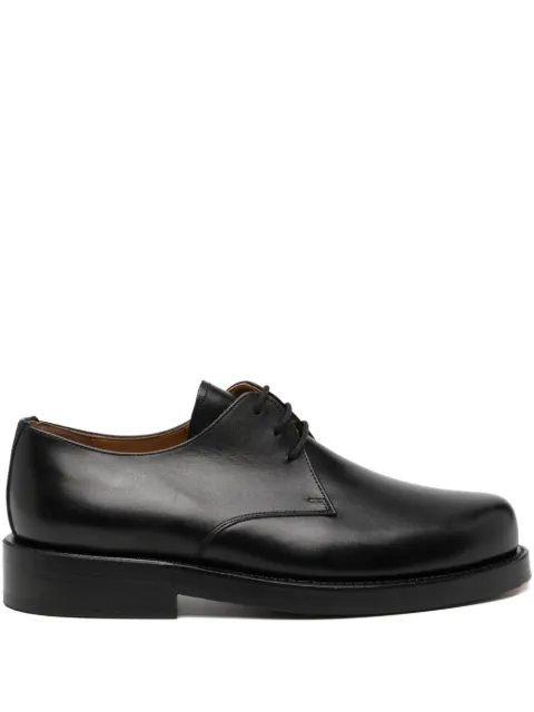 Junya Watanabe MAN lace-up leather derby shoes Black WPK106001