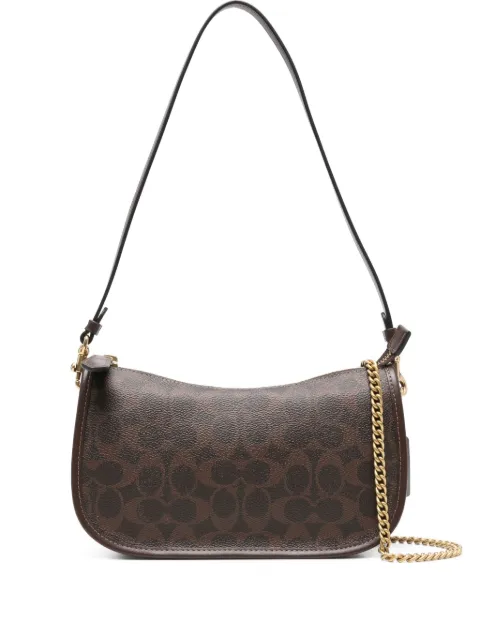 Coach Waverly Signature Canvas shoulder bag Brown CCC38