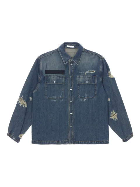 Helmut Lang distressed denim jacket Blue P05DM501