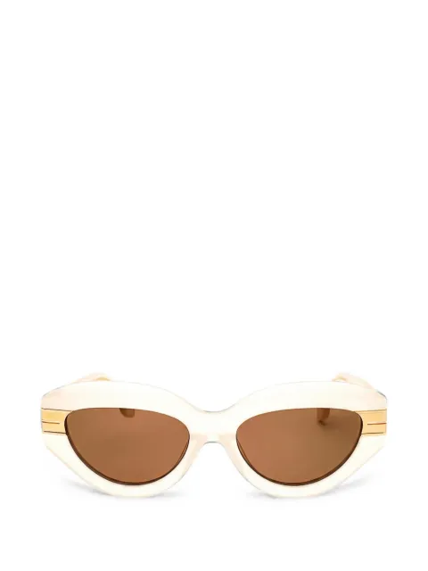 Palm Angels Eyewear cat-eye-frame sunglasses White PERI10FMIRACLE6164
