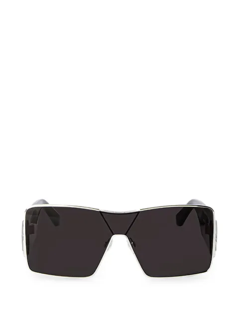 Off-White Eyewear Aspen shield-frame Arrows sunglasses Silver OERI14GASPEN7207