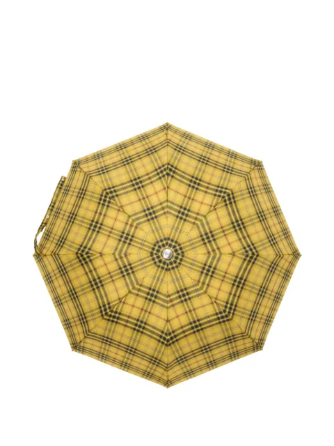 Burberry checked umbrella Yellow 8117055