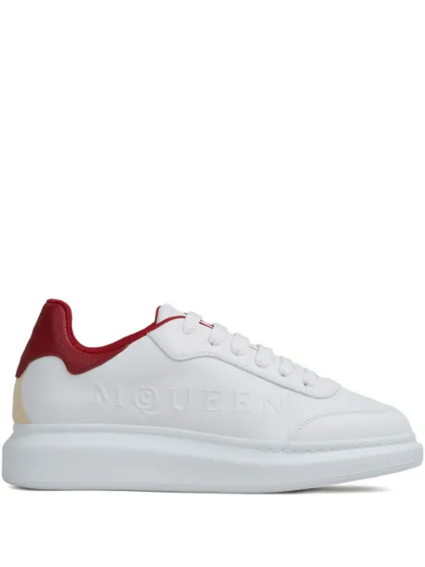 Alexander McQueen Oversized embossed trainers White 831180WIAI5