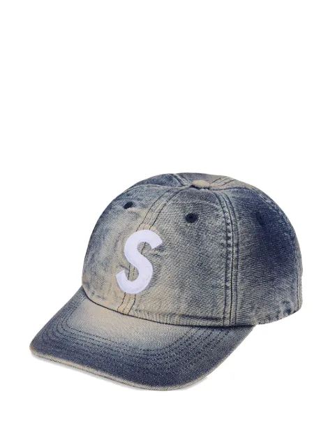 Supreme cordura denim logo-detail cap Blue SU25848