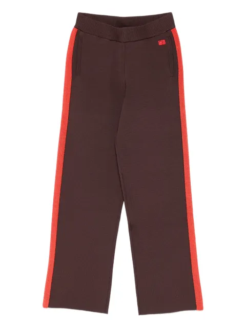 Wales Bonner Tide track pants Brown UA25KN02VI05801