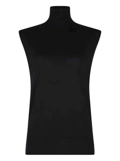 TOTEME sleeveless turtleneck top Black 254WRT0477YA0190001