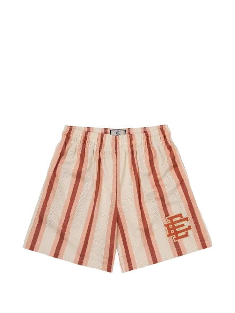 ERIC EMANUEL EE Basic striped shorts Neutrals EE086