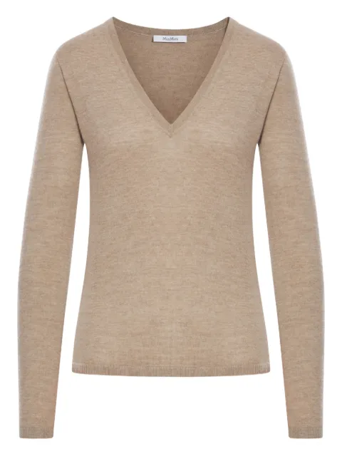 Max Mara V-neck sweater Brown 2521366062600