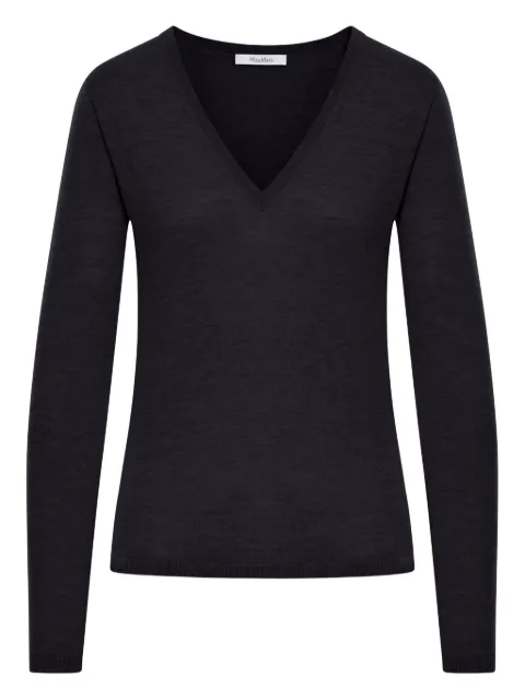 Max Mara V-neck cashmere sweater Black 2521366062600