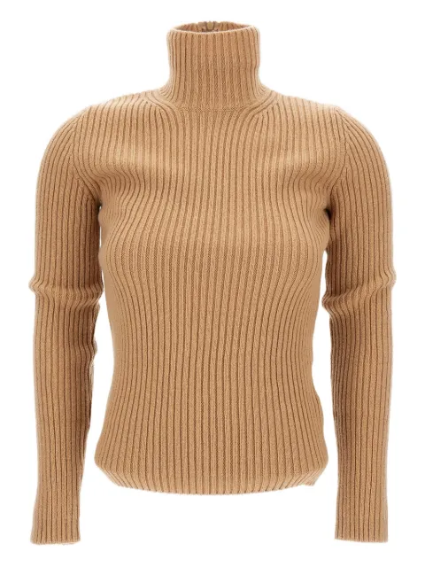 Max Mara ribbed turtleneck sweater Neutrals 2521366293600