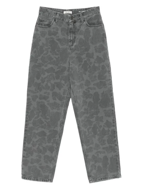 Carhartt WIP camouflage straight-leg jeans Grey I0337712I30H