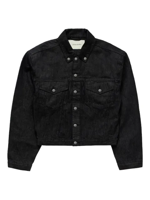 ENTIRE STUDIOS shrunken denim jacket Black ESUW2511002RB
