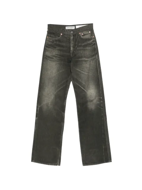 OUR LEGACY Wata Cut straight-leg jeans Grey W2265WD