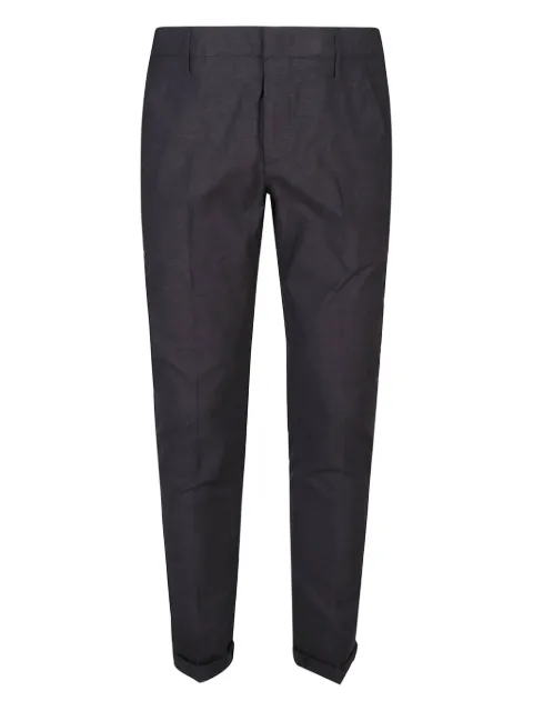 DONDUP cuffed cotton pants Black UP235FS0278U002DU