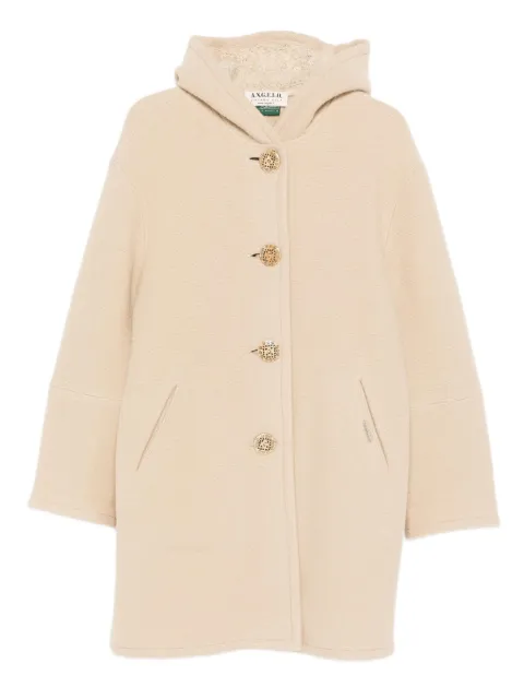 A.N.G.E.L.O. Vintage Cult 1990s hooded coat Neutrals AN420AT