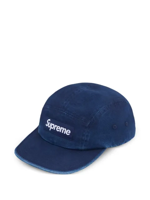 Supreme Washed Chino twill camp cap Blue SU25845