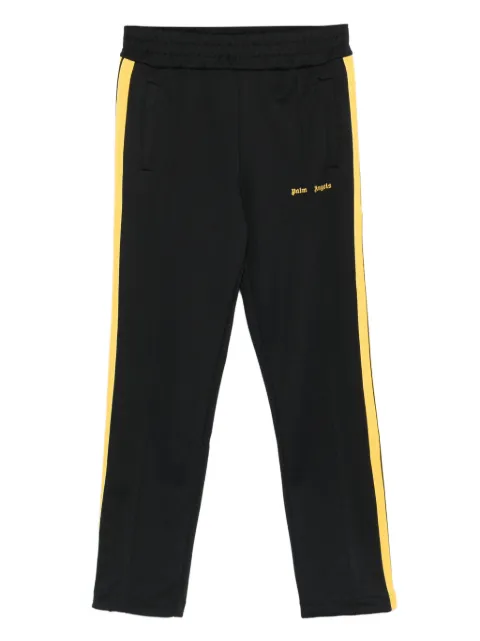 Palm Angels logo-embroidered side-stripe track pants Black PMCJ020F25FAB0011018