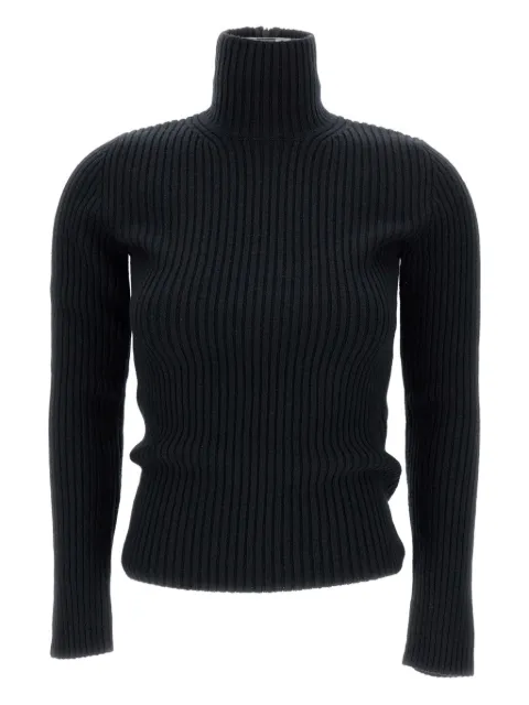 Max Mara ribbed turtleneck sweater Black 2521366293600