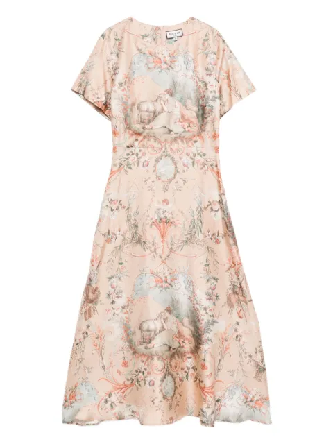 Paul & Joe floral-print mini dress Neutrals WTOSCA