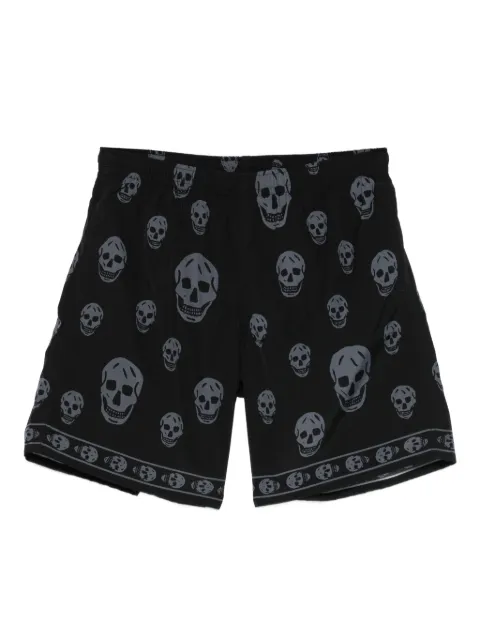 Alexander McQueen skull-print swim shorts Black 8472614419Q