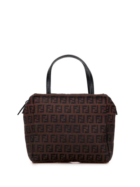 Fendi Pre-Owned 2000-2010 Mini Zucchino Canvas handbag Brown YAQLOV0UMG76P971