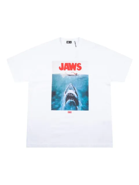 KITH jaws main poster-print T-shirt White KHM034213101