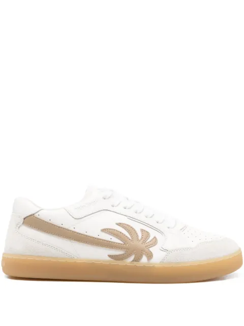 Palm Angels New Palm 1 leather sneakers White PMIA099F25LEA0010161