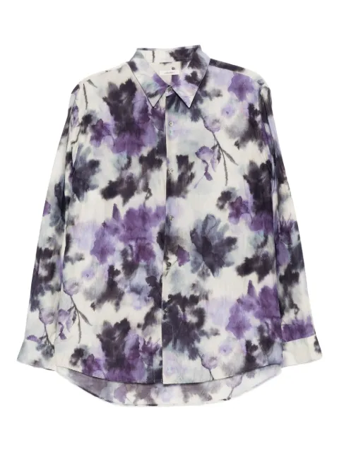 CALMLENCE floral-print shirt Purple SHIRT032PP