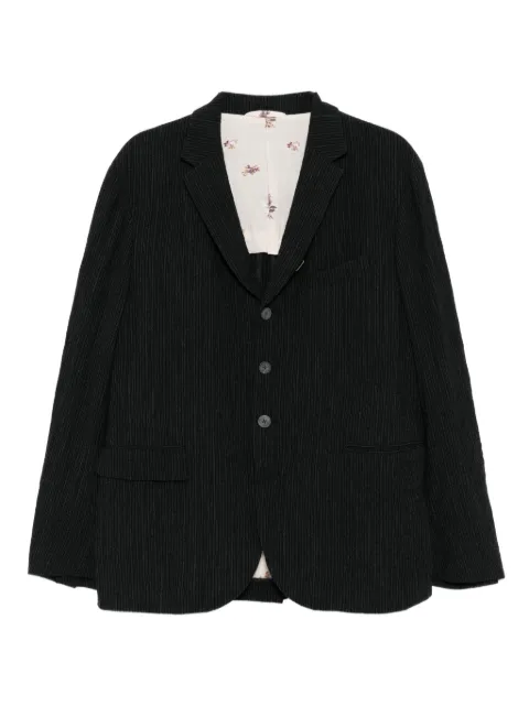 CALMLENCE striped blazer Black JACKET031