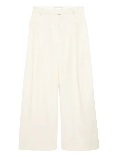 LITKOVSKA high-rise wide-legs trousers Neutrals P15MFW2526
