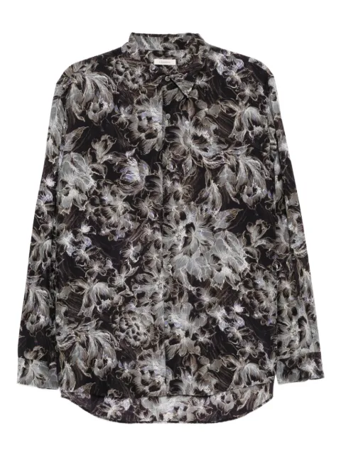 CALMLENCE printed shirt Black SHIRT032BK