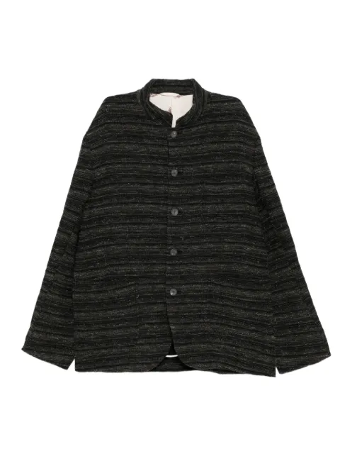 CALMLENCE stand collar jacket Grey JACKET030