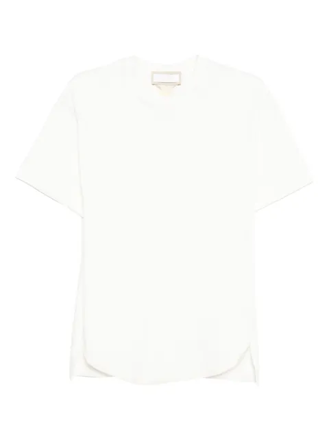 LITKOVSKA asymmetric cotton T-shirt White T07MFW2526