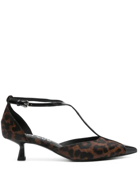 Bibi Lou leather heeled pumps Brown 520Z91VK
