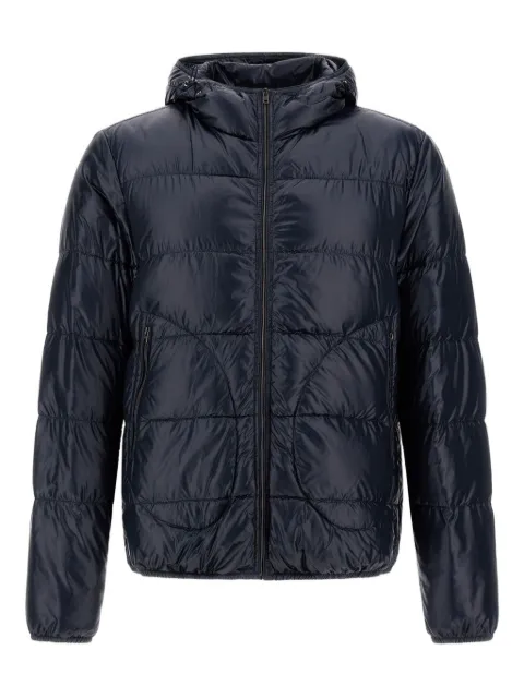 Herno hooded-quilted jacket Blue PI001248U12017