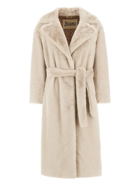 Herno belted coat Neutrals CA000586D12422