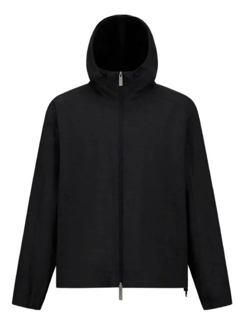 Herno hooded zip-front jacket Black GI00192UL12847