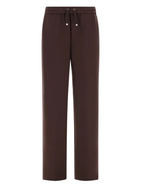 Herno drawstring-waistband trousers Brown PT000176D12755