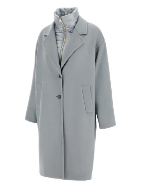 Herno layered coat Blue CA000594D33477