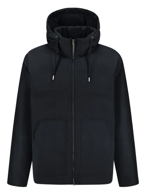 Herno hooded zip-up jacket Blue PI001278U12531