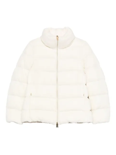 Herno quilted high-neck jacket White PI002126D33456